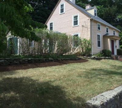 Residential Landscape in Norfolk, MA by Ten Four Landscape